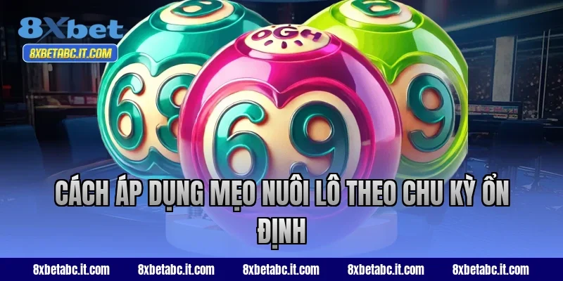 Cách áp dụng mẹo nuôi lô theo chu kỳ ổn định tại 8XBet