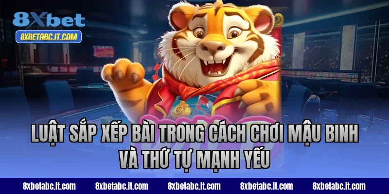 Luật sắp xếp bài trong cách chơi Mậu Binh 8XBet và thứ tự mạnh yếu